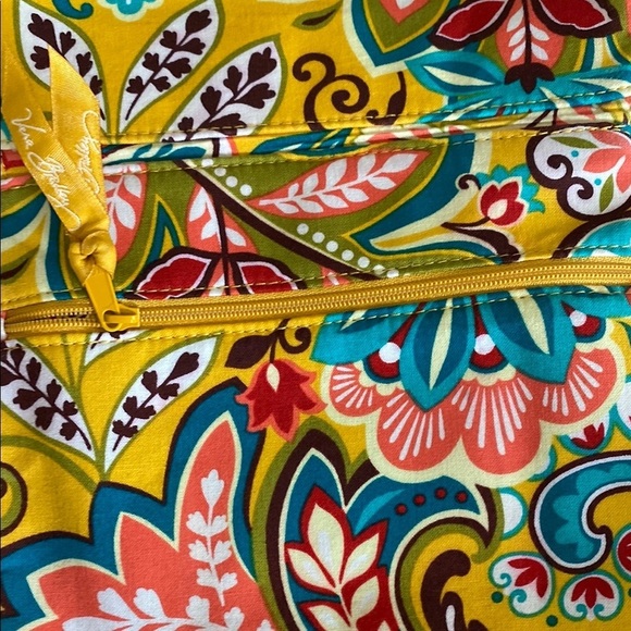 Vera Bradley Vibrant Yellow and Red Crossbody Bag - Picture 4 of 12